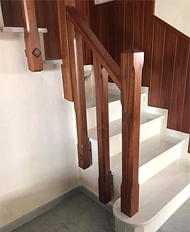 Baranda de madera